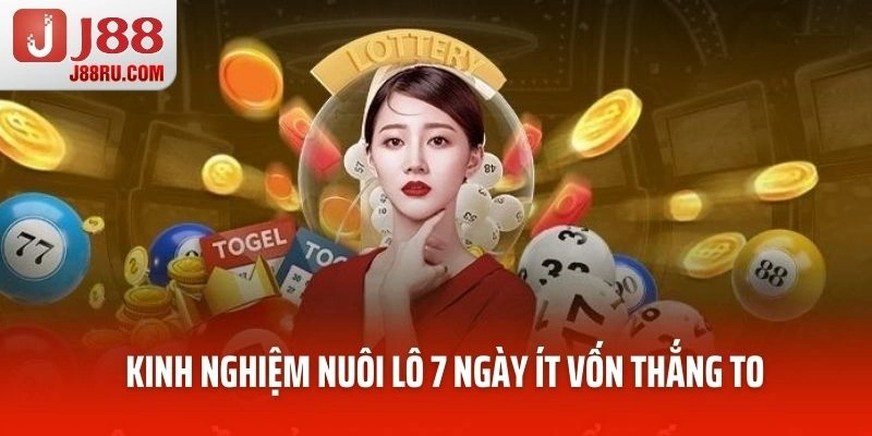 Kinh nghiệm nuôi lô 7 ngày ít vốn thắng to